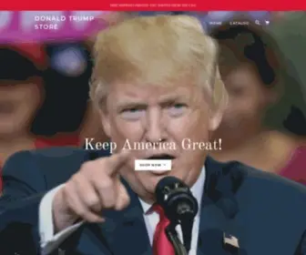 DonaldtrumpStore.com(Donald Trump Store) Screenshot