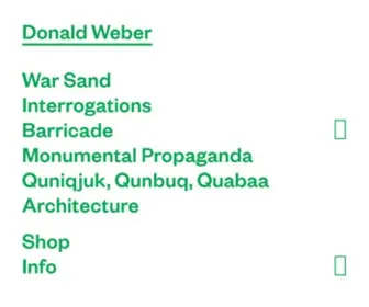 Donaldweber.com(Donald Weber) Screenshot