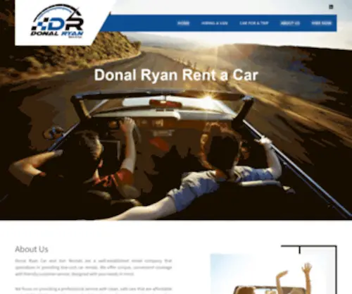 Donalryanrentacar.com(Donal Ryan Car & Van Rental) Screenshot