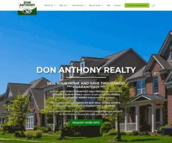 Donanthonyrealty.com(Discount Realtor) Screenshot
