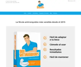 Donantironquidos.com(Don Antironquidos) Screenshot