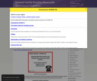 Donardgrouppractice.co.uk(Donard Family Practice Newcastle) Screenshot