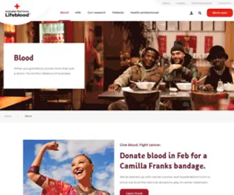 Donateblood.com.au(Donate blood) Screenshot