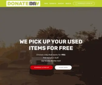 Donatedav.org(Pickup Service) Screenshot