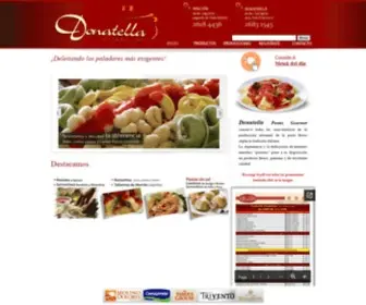Donatella.com.uy(Donatella Gourmet Fabrica de pastas en Montevideo) Screenshot