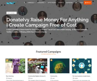 Donatelvy.com(Crowdfunding) Screenshot