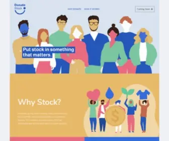 Donatestock.com(Put stock in something that matters) Screenshot
