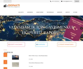 Donati.com.tr(Gayrimenkul Değerleme) Screenshot