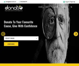 Donatio.in(Donate With Confidence) Screenshot