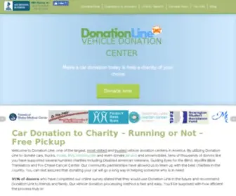 Donationline.com(Car Donation) Screenshot
