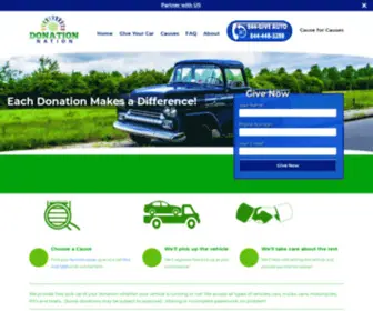 Donationnation.org(Serving The Nation One Donation at a Time) Screenshot