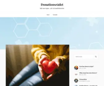 Donationsradet.se(Donationsrådet) Screenshot