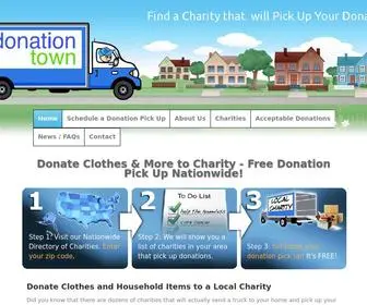 Donationtown.org(Donation Town) Screenshot