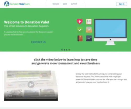 Donationvalet.com(Donation Valet) Screenshot