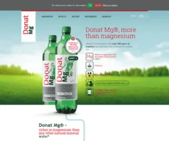 Donatmg.eu(Donat mineral water) Screenshot