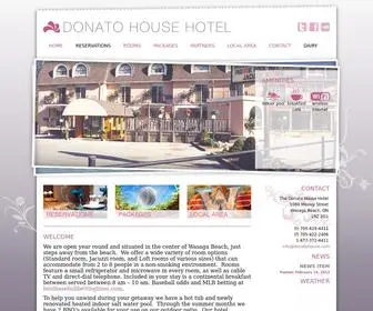 Donatohouse.com(Wasaga Beach) Screenshot