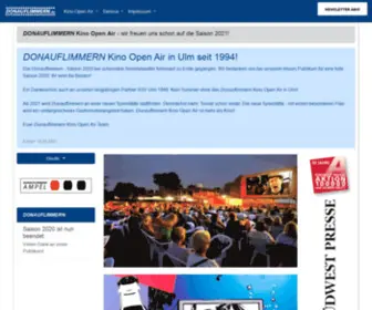 Donauflimmern.de(Kino Open Air) Screenshot