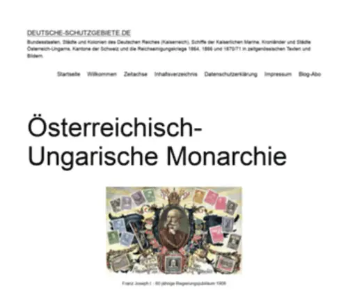 Donaumonarchie.com(Österreichisch) Screenshot