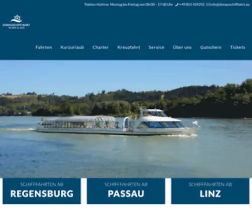 Donauschifffahrt.eu(Donauschifffahrt ab passau) Screenshot