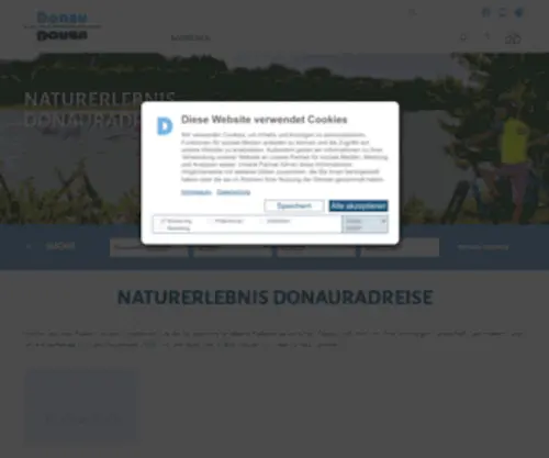 Donautouristik.com(Donau Touristik) Screenshot