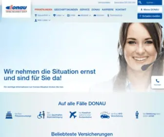 Donauversicherung.at(Willkommen bei der DONAU) Screenshot