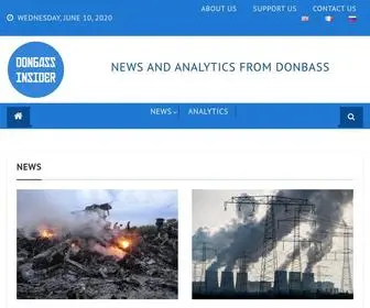 Donbass-Insider.com(Donbass Insider) Screenshot