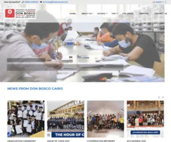 Donboscocairo.org(The Salesian Institute Don Bosco) Screenshot