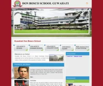 Donboscoguwahati.net(Don Bosco School Guwahati) Screenshot