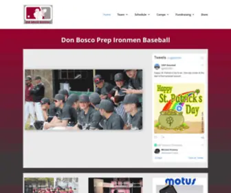 Donboscoprepbaseball.com(Don Bosco Baseball) Screenshot