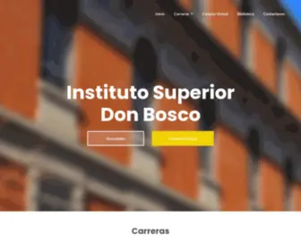 Donboscorosario.com.ar(Instituto Superior Don Bosco) Screenshot