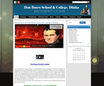 Donboscoschoolbd.com(Don Bosco School & college in Dhaka) Screenshot