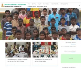 Donboscotiruchy.org(Salesian Province of Tiruchy) Screenshot