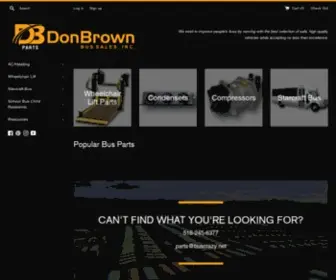 Donbrownbusparts.com Screenshot