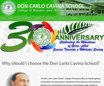 Doncarlocavinaschool.com(A Catholic Private Educational Insitution) Screenshot