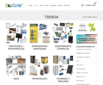 Doncarteltienda.es(Carteleria) Screenshot