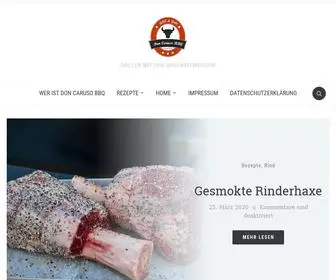 Doncaruso-BBQ.de(BBQ und Grill Blog vom Weltmeister) Screenshot