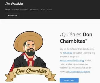 Donchambitas.com(Don Chambitas) Screenshot