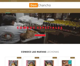 Donchancho.com(LA FORMA DIFERENTE DE COMER LECHONA) Screenshot