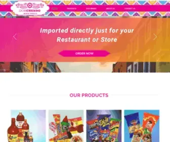 Donchendo.com(Wholesale Mexican Products) Screenshot