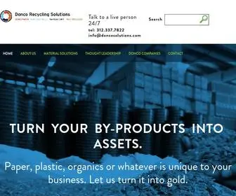 Doncosolutions.com(Donco Recycling Solutions) Screenshot