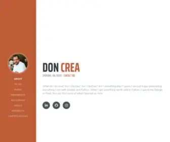 Doncrea.com(Blog) Screenshot