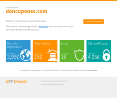 Doncupones.com(Cupones descuento para tiendas online) Screenshot