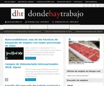 Dondehaytrabajo.com(Orientaci) Screenshot