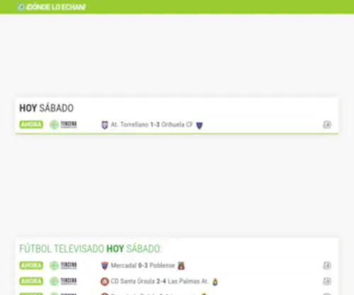 Dondeloechan.com(Fútbol) Screenshot