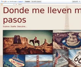 Dondemellevenmispasos.com(Donde me lleven mis pasos) Screenshot