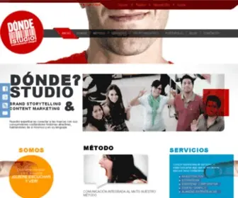 Dondestudio.com.mx(Dónde) Screenshot