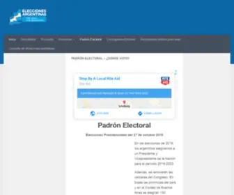 Dondevotar.net(Consulta de Padrones electorales para saber en dónde votar) Screenshot