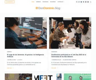 Dondominio.blog(Blog Oficial de DonDominio) Screenshot