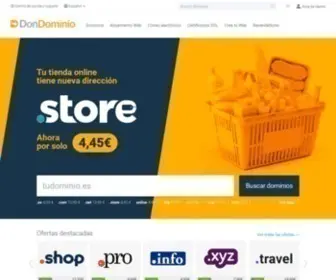 Dondominio.com(Todo lo que necesitas para crear tu página web) Screenshot