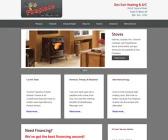 Donearlheating.com(Heating) Screenshot